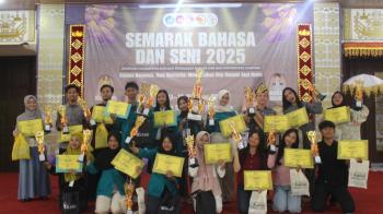 HMJPBS FKIP Unila Hidupkan Semangat Berkarya lewat Semarak Bahasa dan Seni 2025